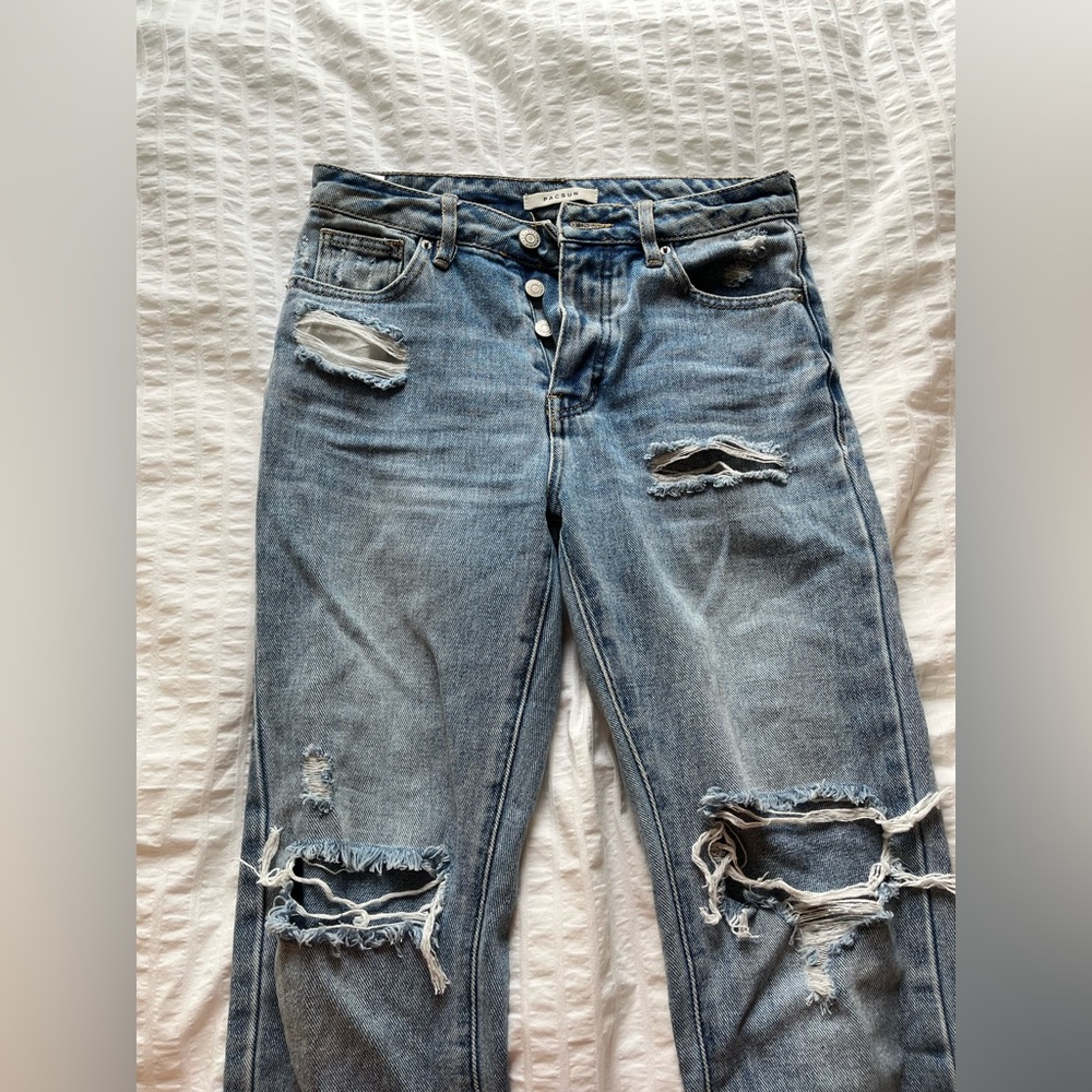 Pacsun ripped mom jeans